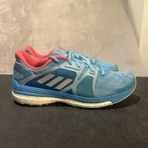 Adidas Supernova Sequence Shoes Womens Size 8 Blue Boost Running Sneakers AQ3553